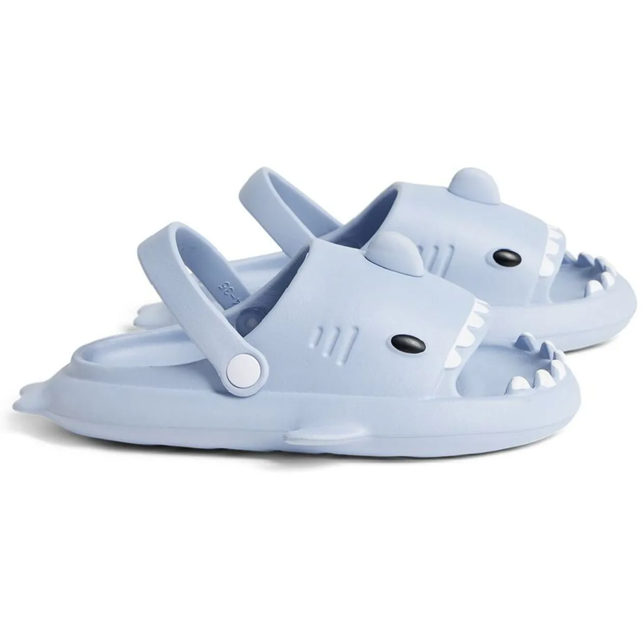 Chaussons requin enfant caoutchouc gris et rose 30/31