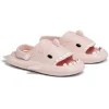 Chaussons requin enfant caoutchouc gris et rose 34/35