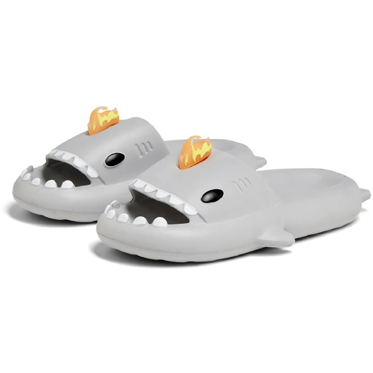 Chaussons requin flamme caoutchouc gris 36/37