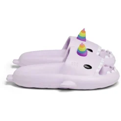 Chaussons requin licorne caoutchouc violet 36/37