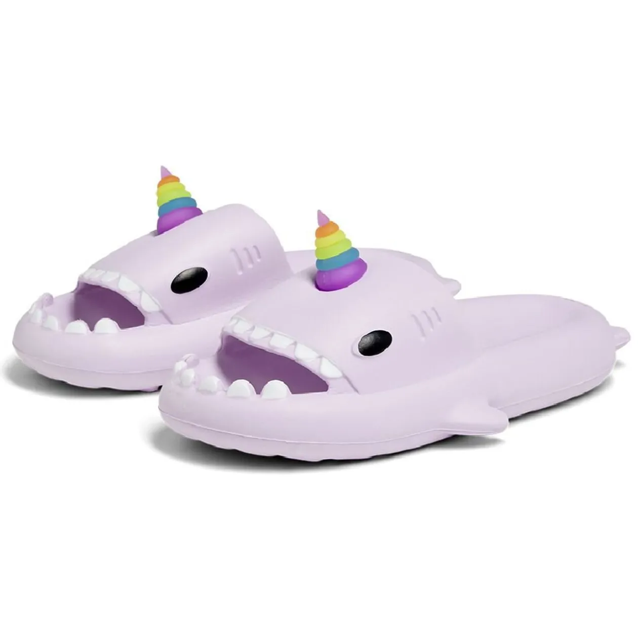 Chaussons requin licorne caoutchouc violet 38/39