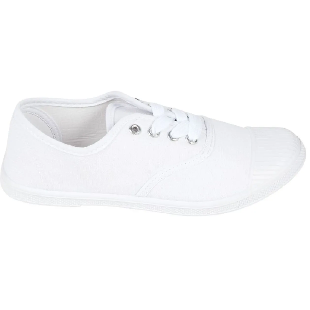 Chaussures en toile de coton blanc t 36