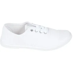 Chaussures en toile de coton blanc t 38