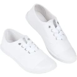 Chaussures en toile de coton blanc t 40
