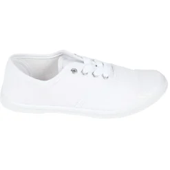 Chaussures en toile de coton blanc t 41