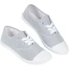 Chaussures en toile de coton rayures bleu et blanc t 36