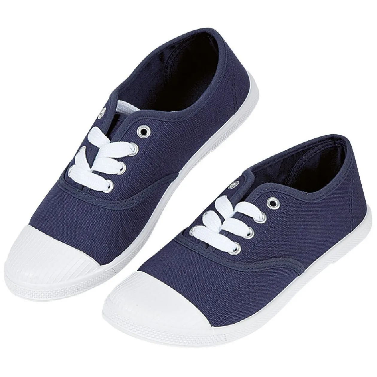 Chaussures en toile de coton bleu marine t 38