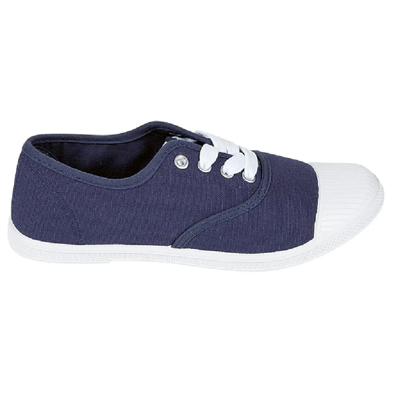 Chaussures en toile de coton bleu marine t 38