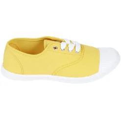 Chaussures en toile de coton jaune t 40