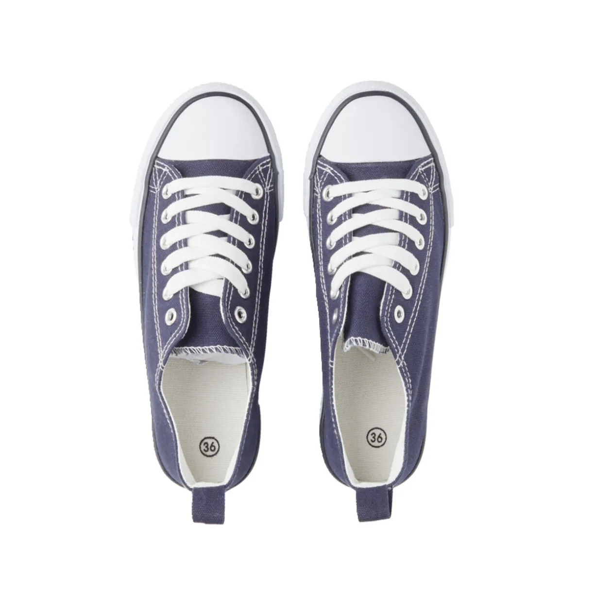 Chaussures toiles femme T36 à 40 bleu marine