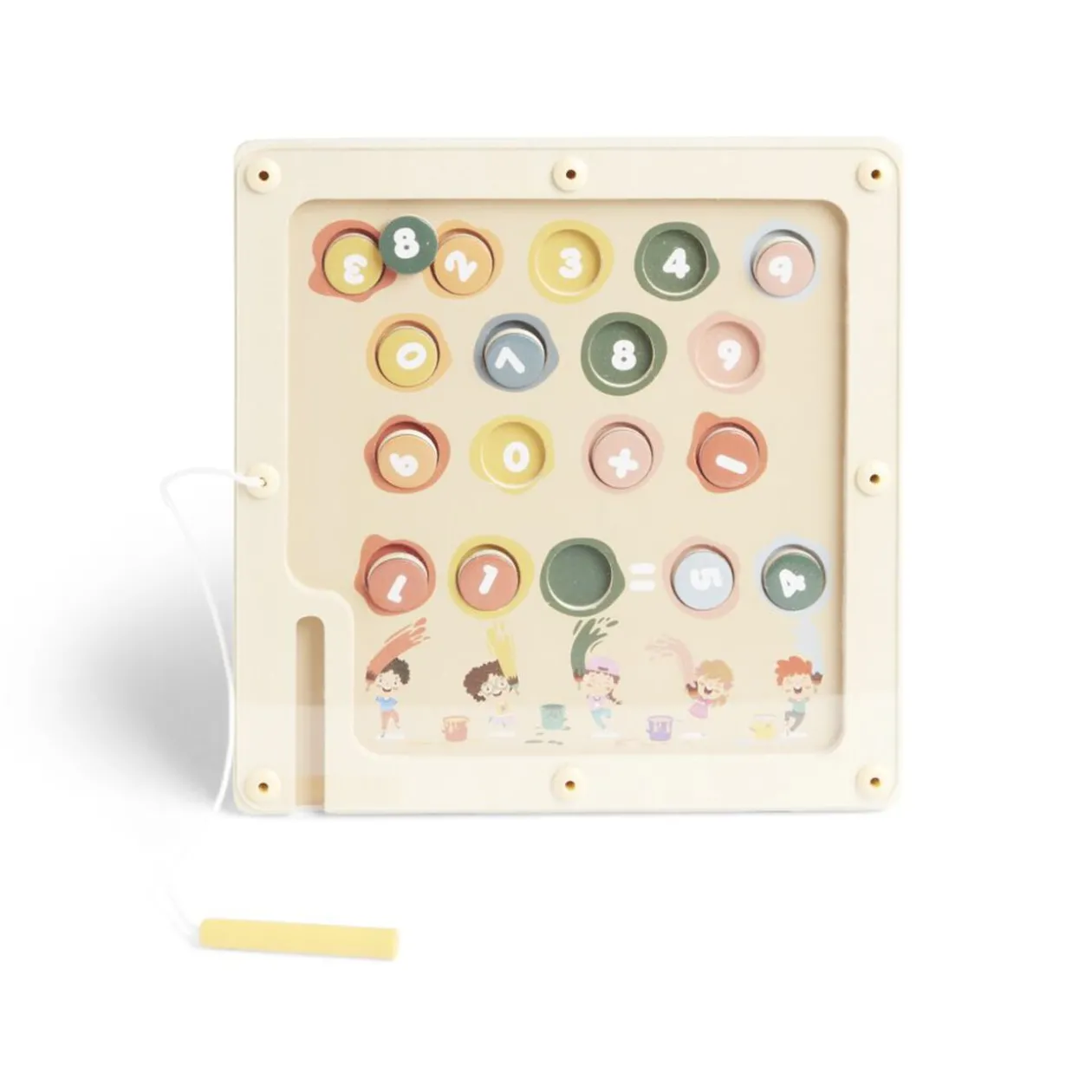 Chiffre magnétique en bois 30x22,5cm