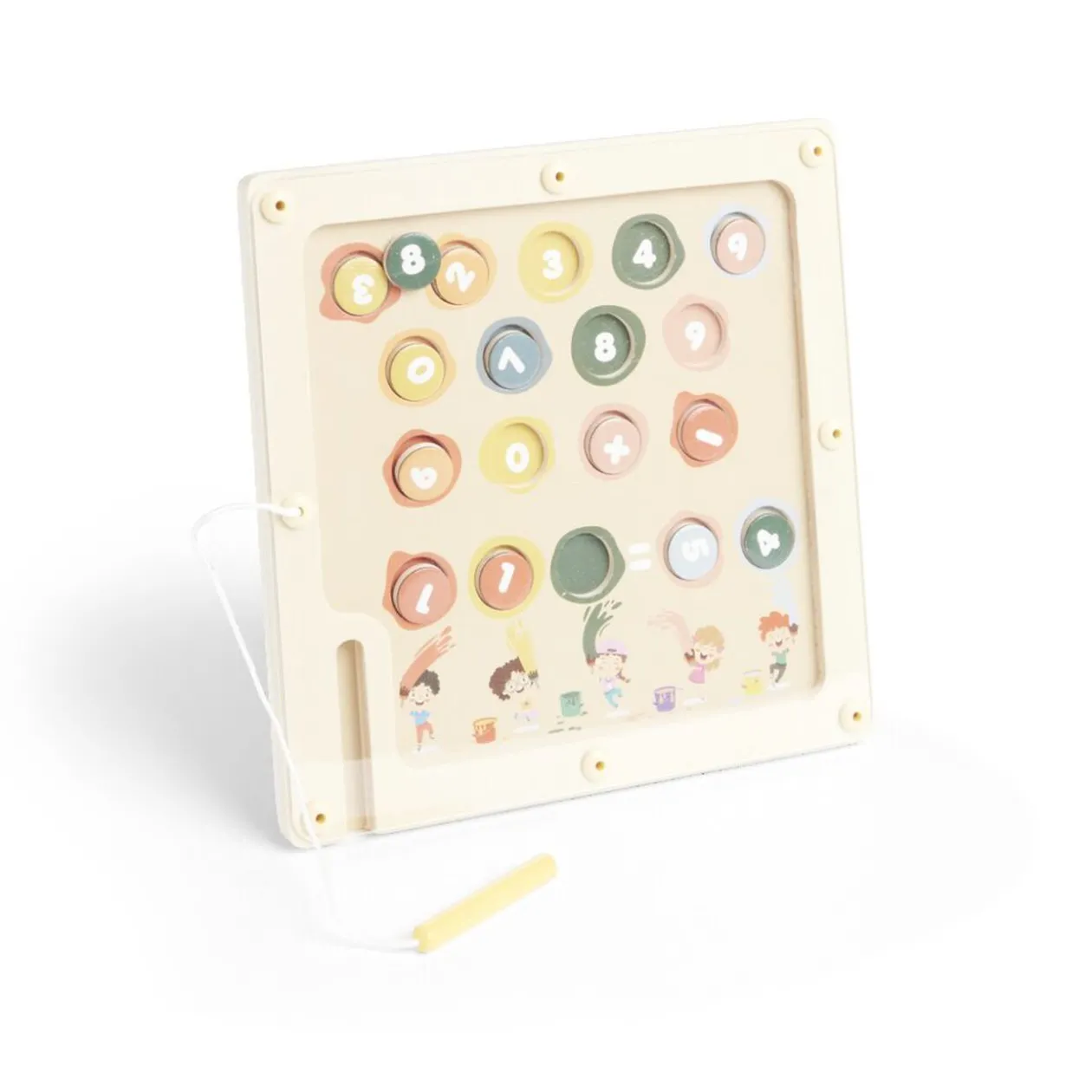 Chiffre magnétique en bois 30x22,5cm