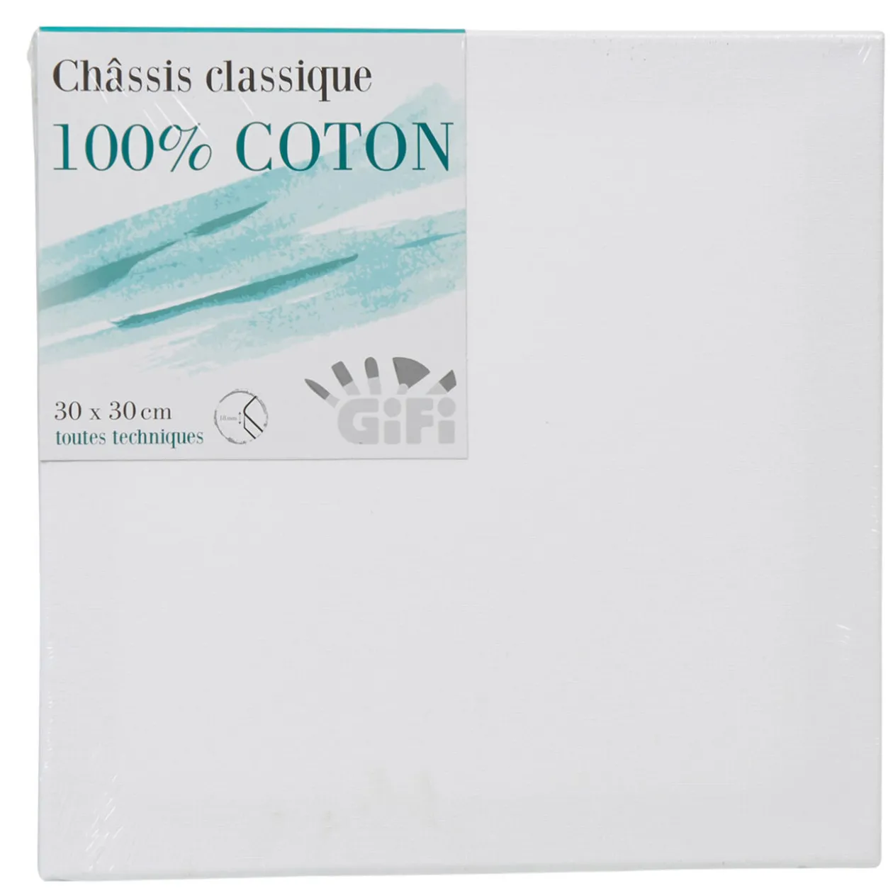 Châssis entoilé blanc