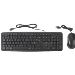 Clavier et souris filaire USB noir
