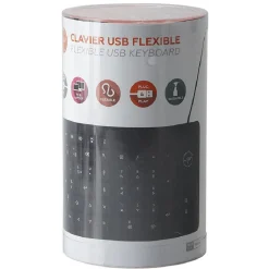 Clavier souple pvc flexible noir