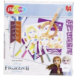 Coffret Blopens La Reine des Neiges stylo souffleur 19 pièces