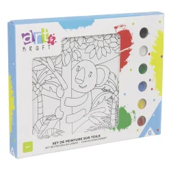 Coffret créatif peinture sur toile koala