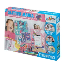 Coffret jeu création paillettes Glitter Mania Creangolo