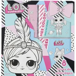 Coffret LOL 8 coloriages