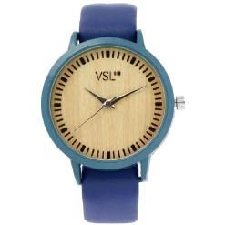 Coffret montre effet bois + 1 bracelet