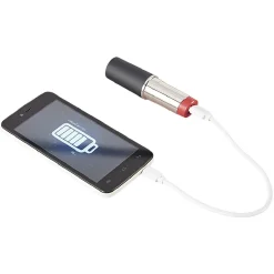 Coffret porte clé miroir coeur batterie de secours powerbank