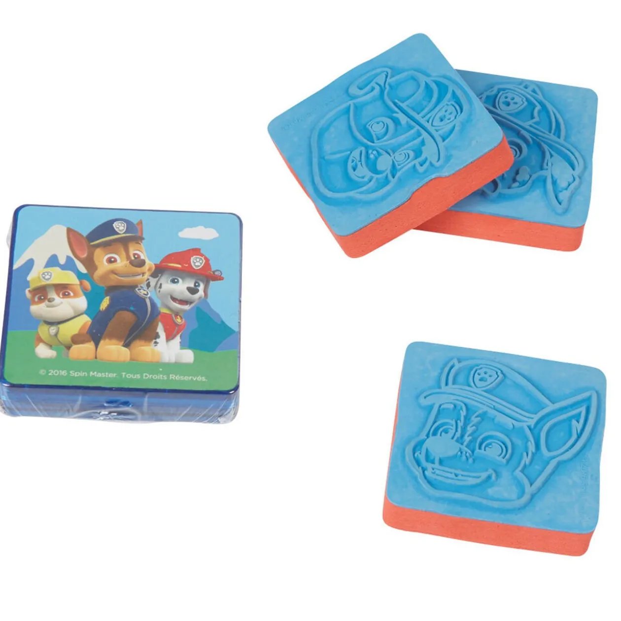 Coffret tampons design Pat Patrouille