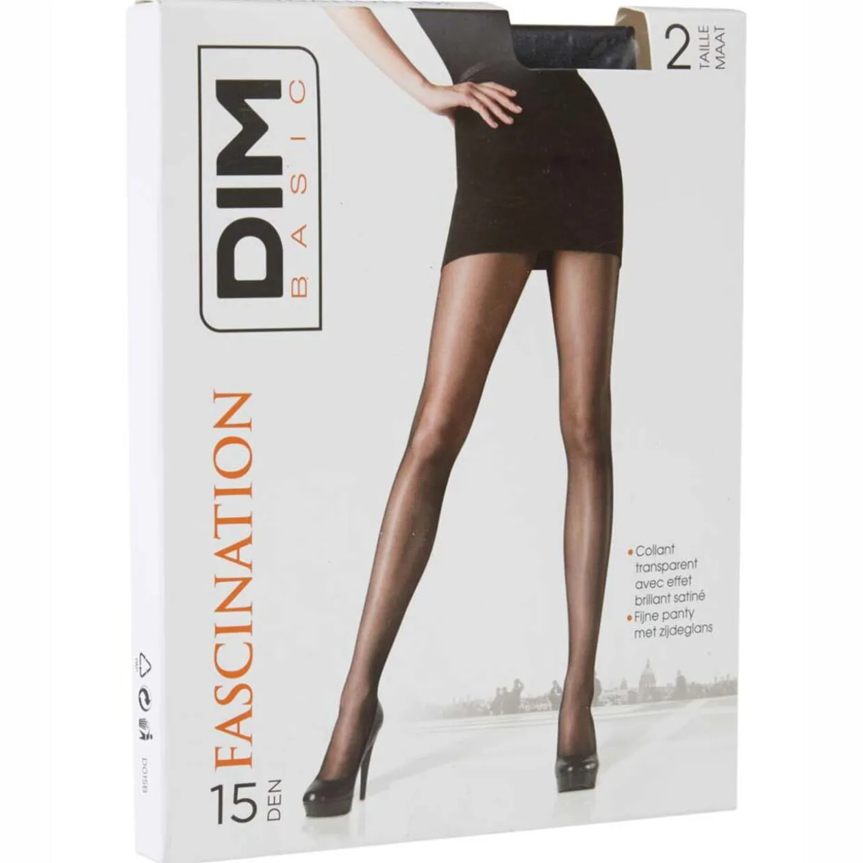 Collant DIM Fascination T2 noir