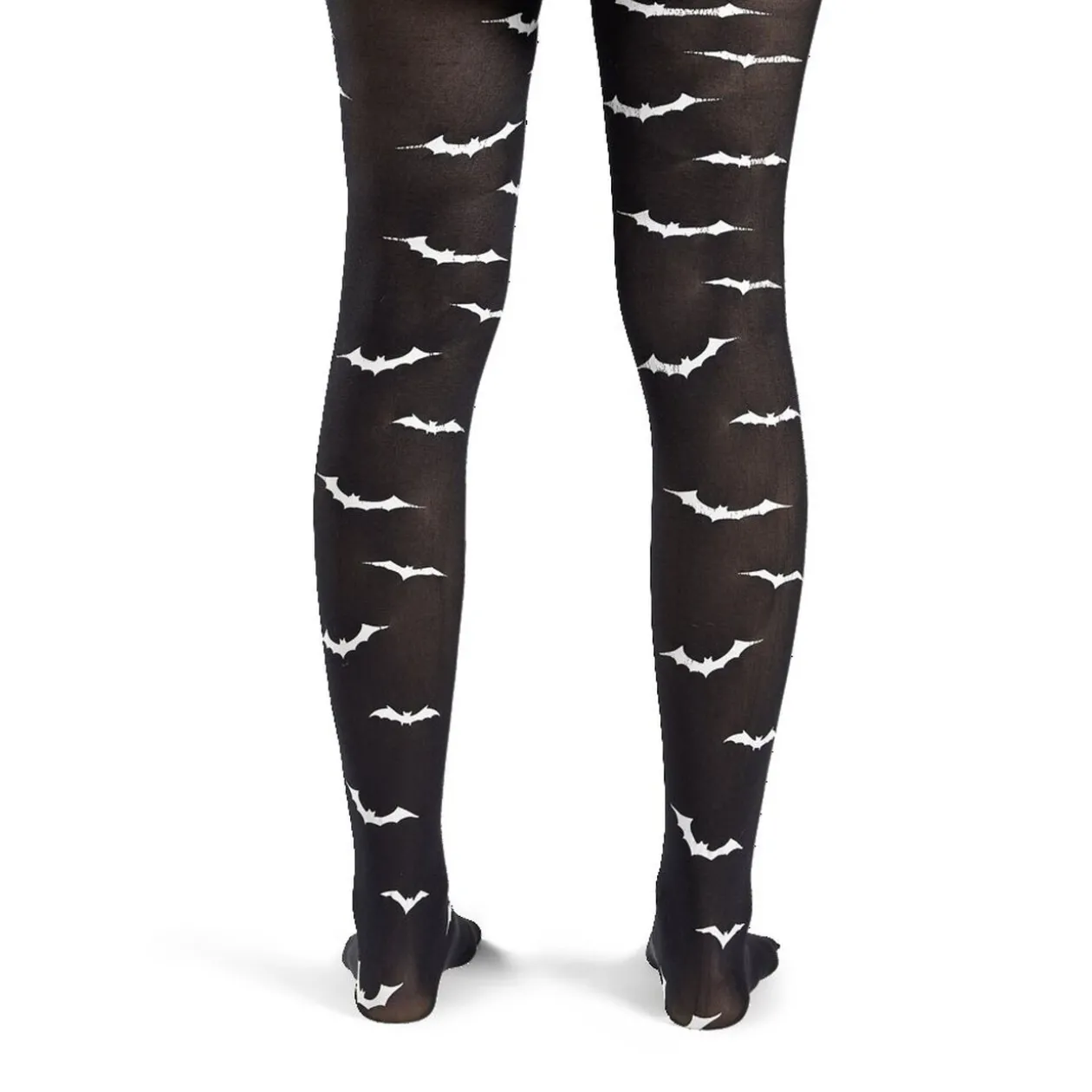 Collant Halloween adulte phosphorescent motif chauve-souris T.unique