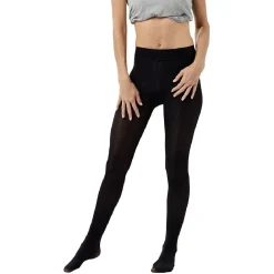 Collants noir indéchirable semi opaques Taille unique