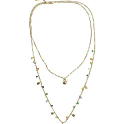 Collier 2 rangs avec cauris