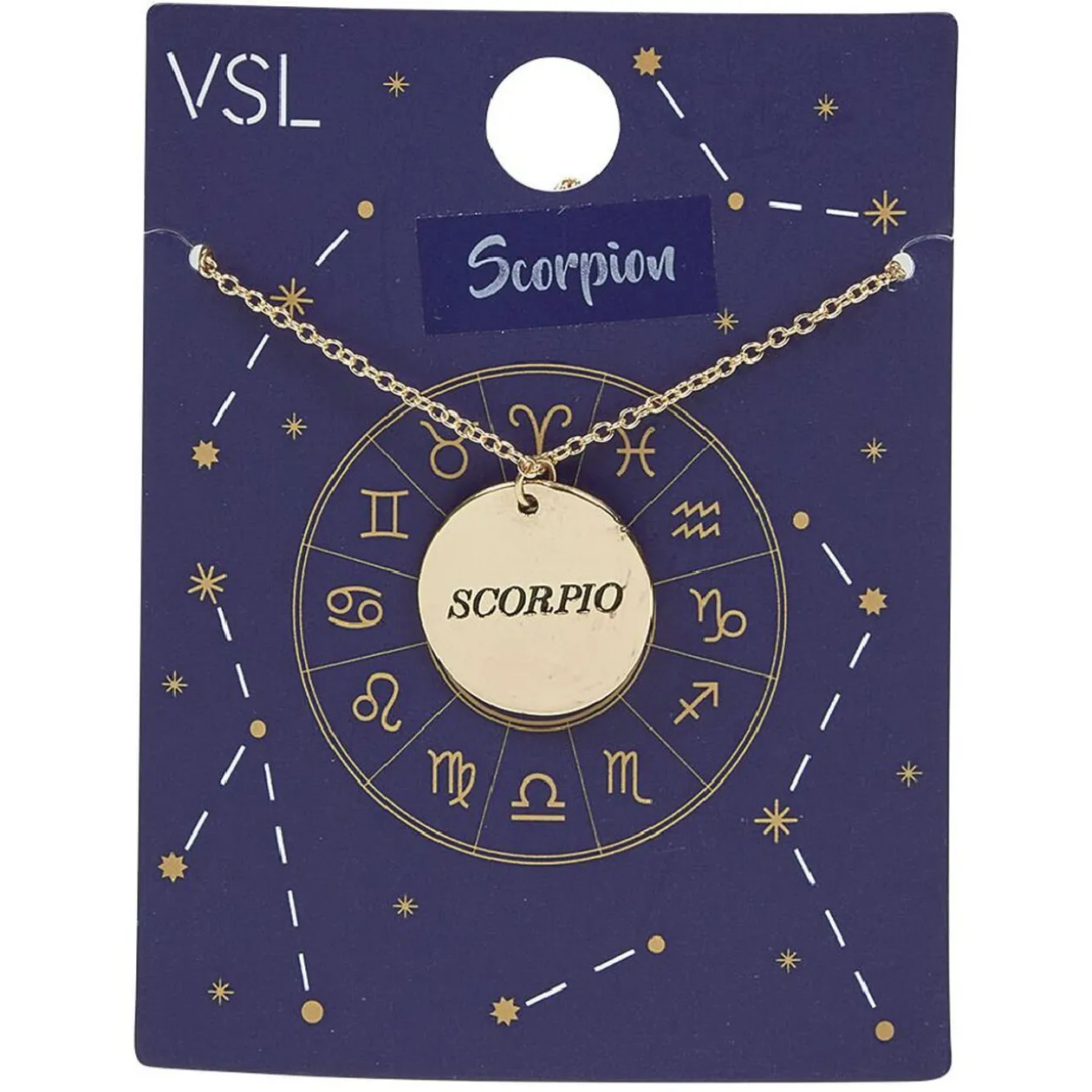 Collier astrologique signe Scorpion