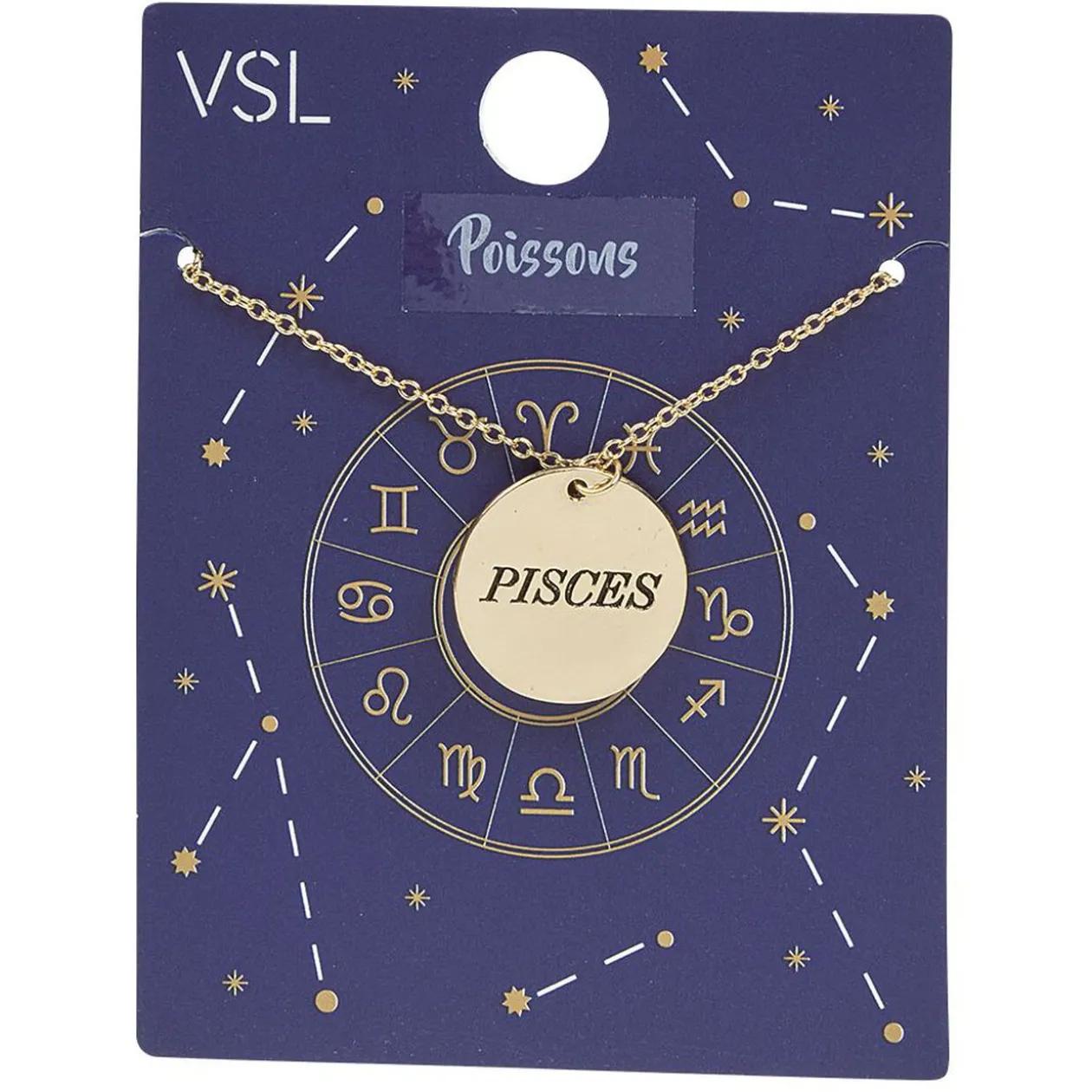 Collier astrologique signe Poisson