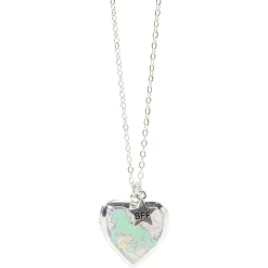 Collier chaîne médaillon coeur Best friends