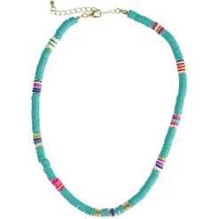 Collier disques et perles