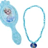 Collier et brosse Reine des neiges Frozen