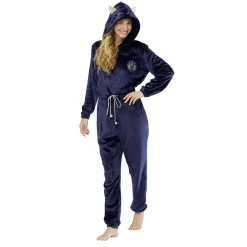 Combinaison pyjama Chat bleu et doré Taille M