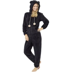 Combinaison pyjama Femme noir Taille L