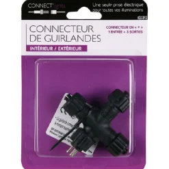 Connecteur de guirlande en croix Connect Lights