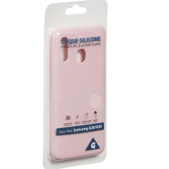 Coque en silicone Samsung A20 ou A30 rose