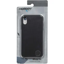 Coque Soft touch noire silicone pour Iphone XR