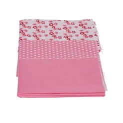 Coupon de tissu 46x55 cm en coton rose