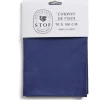 Coupon tissu coton 70x100cm bleu marine