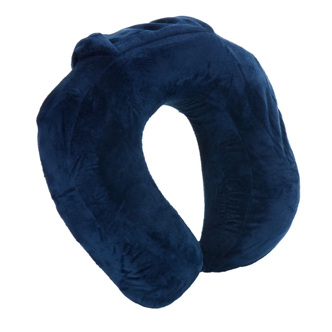 Coussin à mémoire de forme pour le cou bleu marine