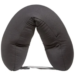 Coussin de voyage polyester uni gris ou noir