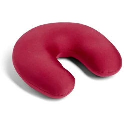 Coussin de voyage rouge 28x28x9cm