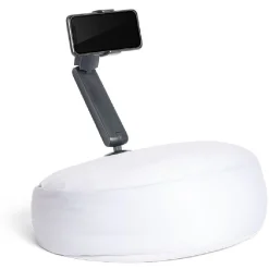 Coussin ergonomique avec support porte-téléphone