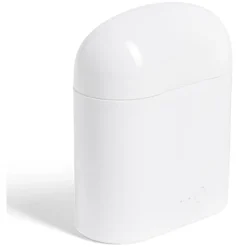 Écouteurs Bluetooth avec étui de charge blanc