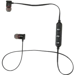 Écouteurs bluetooth Homday noir finition métal