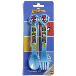 Couverts en plastique pour enfant Spiderman