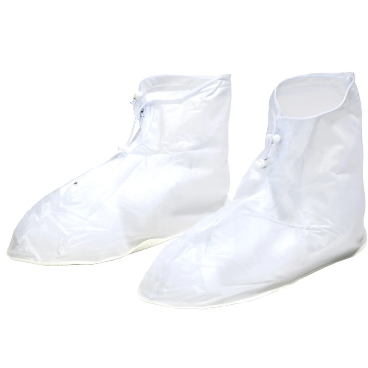Couvre-chaussures imperméables avec fermeture à glissière et lacets - 1 paire